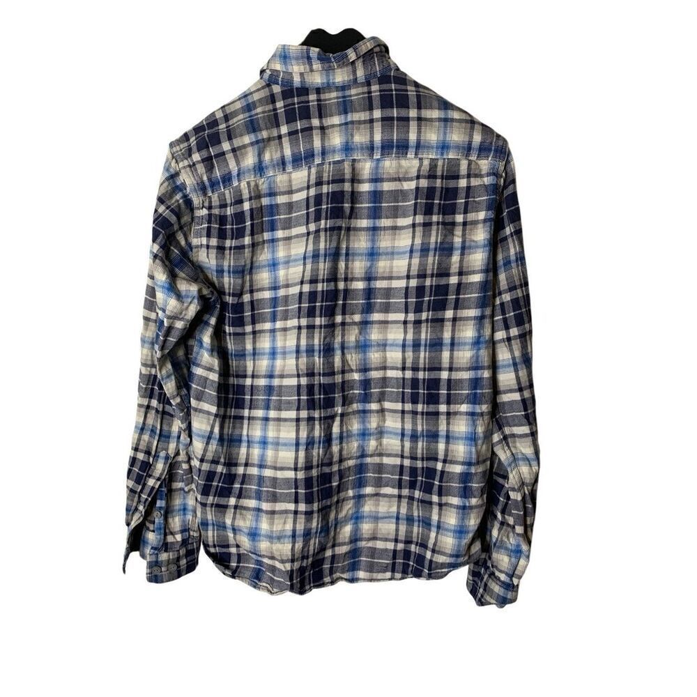 Patagonia Lightweight Fjord Flannel plaid button down shirt men's size medium - Picture 2 of 4
